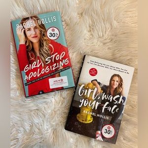 Girl Wash Your Face & Girl Stop Apologizing by Rachel Hollis